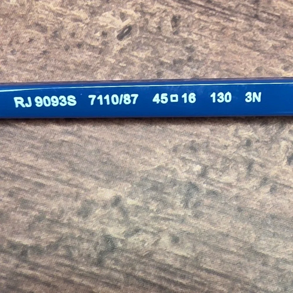 Ray-Ban Jr RJ 9093S 7110/87 Grey Blue Square Eyeglass Frames 45-16-130